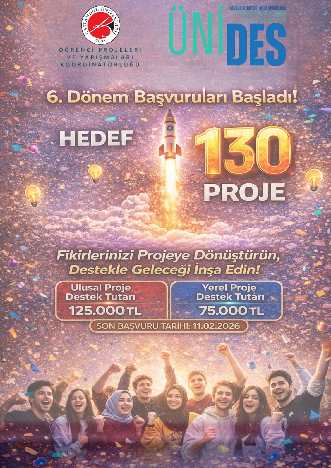 ÜNİDES 6. Dönem Başvuruları Devam Ediyor